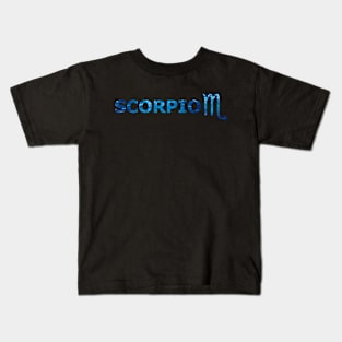 SCORPIO (water) Kids T-Shirt